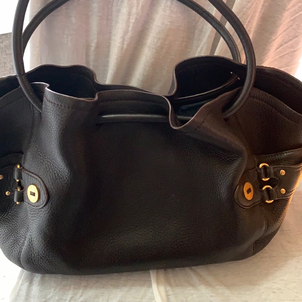 Brown leather cole Haan bag